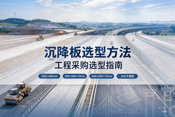 柳城沉降板选择方法