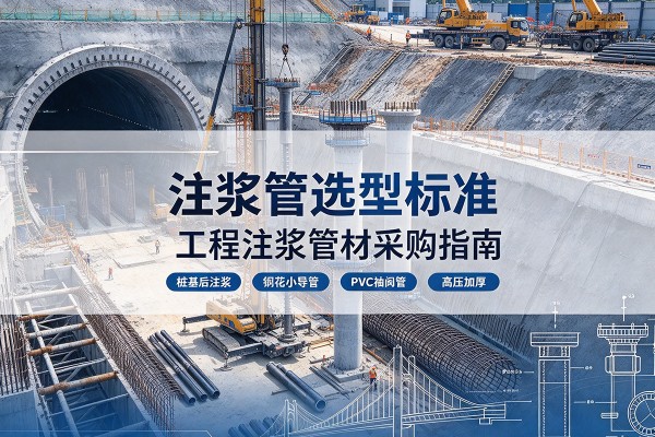 柳城注浆管选型标准