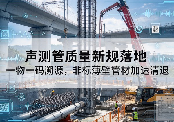 柳城声测管质量新规落地，一物一码溯源，非标薄壁管材加速清退
